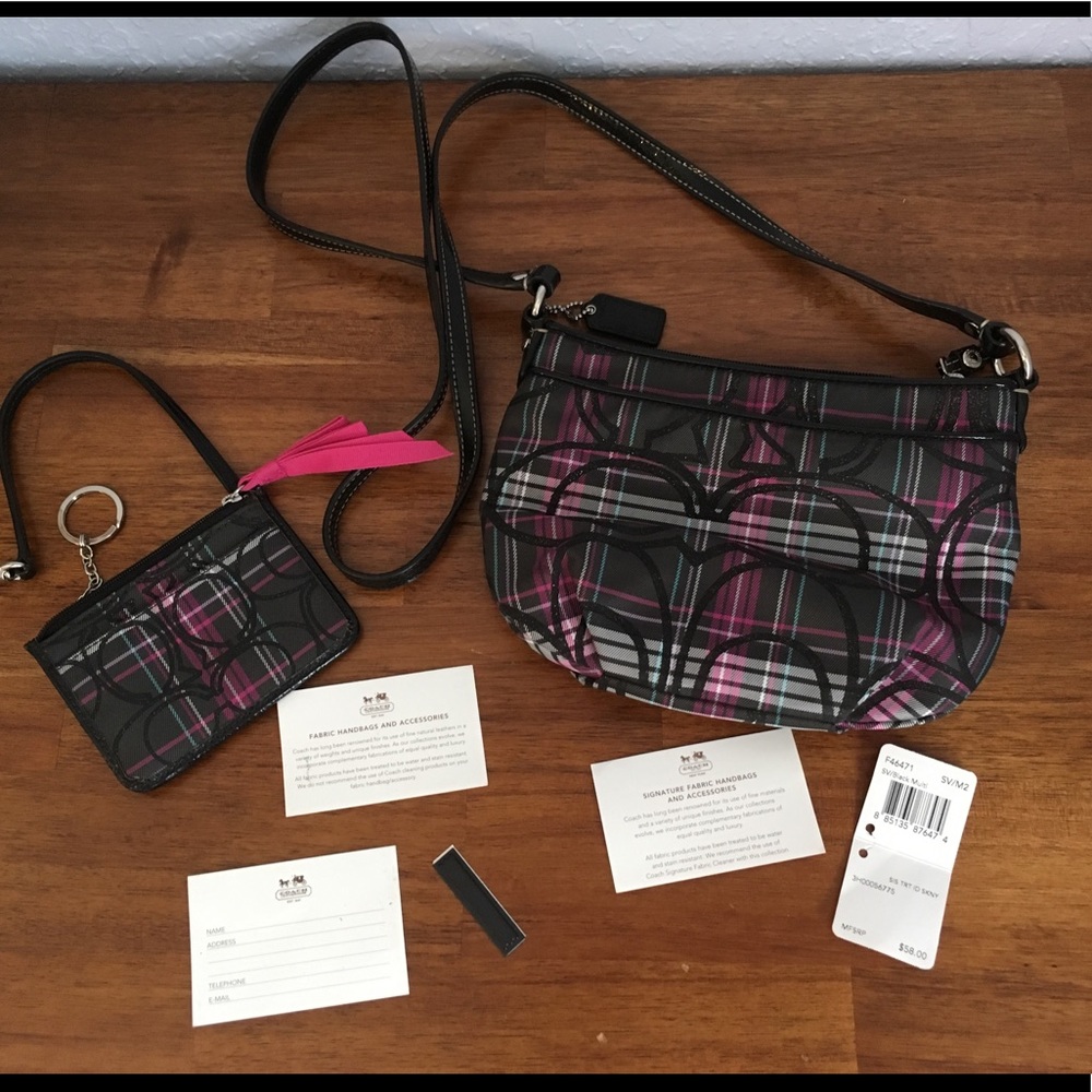 ❌SOLD❌Coach Tartan❌SOLD❌ U Missed Out❌